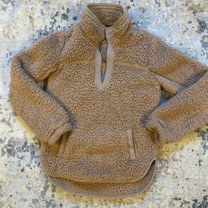 A&F Half zip Sherpa - Small